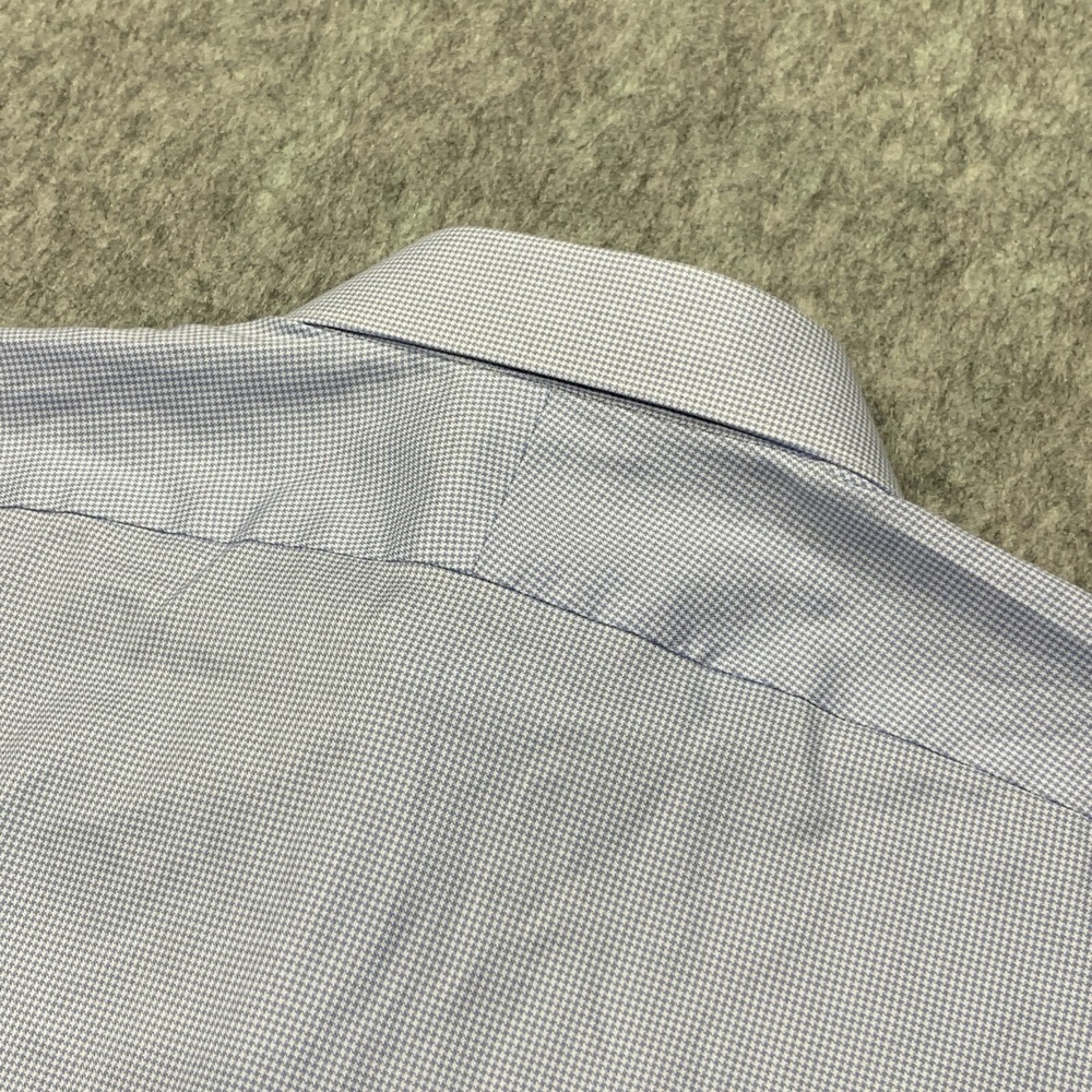 Suit Supply Cotton Two Ply Men's Blue Button Up Shirt - Size 42/16.5 - Picture 6 of 15